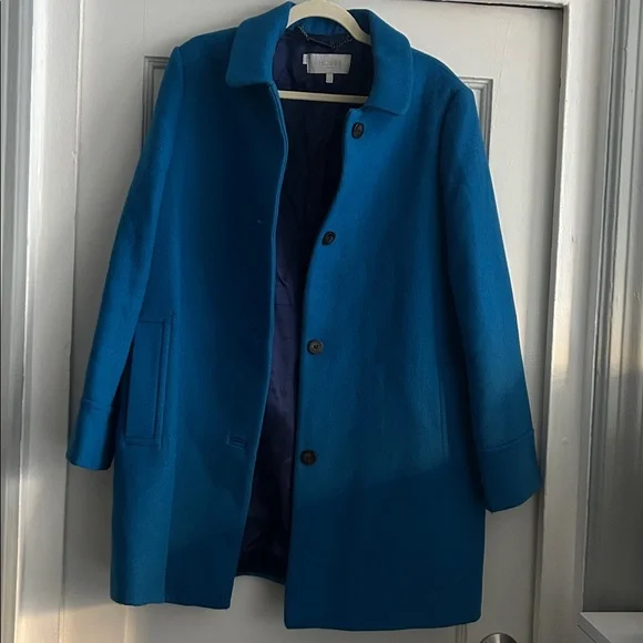 Vibrant Blue Coat for Women - Picture 1 of 3